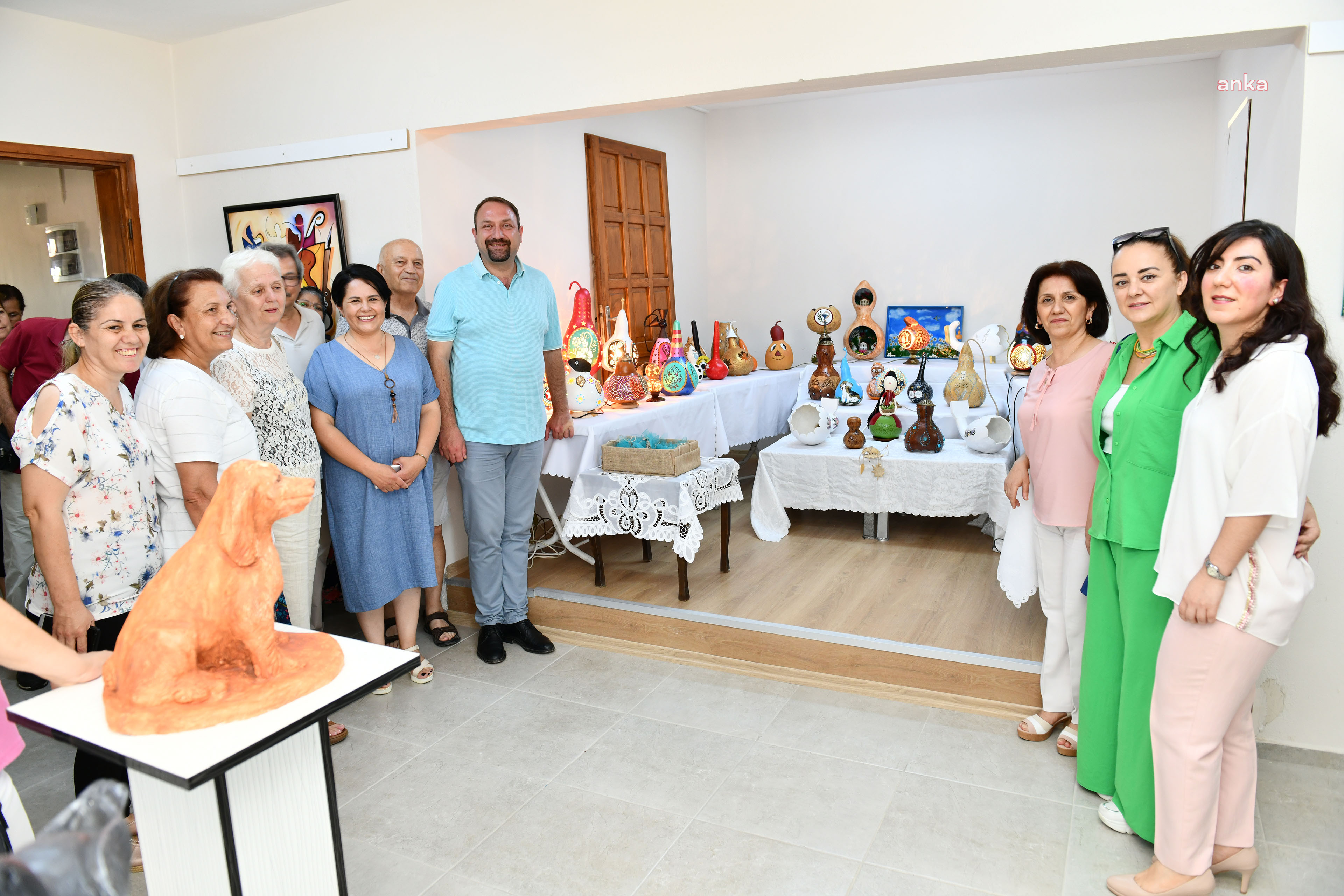 ÇİĞLİ SANAT SERGİSİ KAKLIÇ'TA AÇILDI