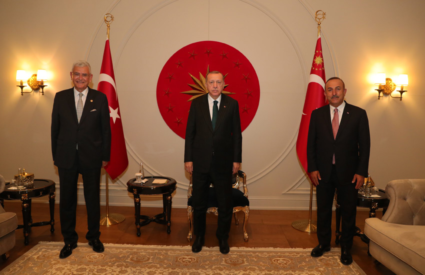 CUMHURBAŞKANI ERDOĞAN, BM 75. GENEL KURUL BAŞKANLIĞI’NA SEÇİLEN BOZKIR’I TEBRİK ETTİ