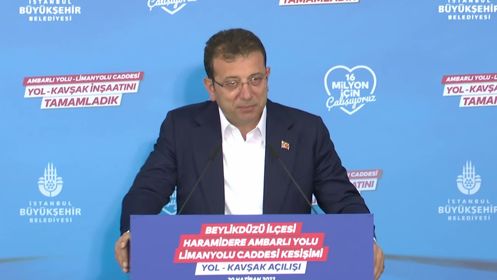 EKREM İMAMOĞLU’NDAN ‘İNCİRLİ-SEFAKÖY-BEYLİKDÜZÜ METROSU’ TEPKİSİ: "BU HATTIN BAKANLIKTA RAFTA TUTULMASININ ANLAMSIZLIĞINI ÇÖZEMİYORUM"