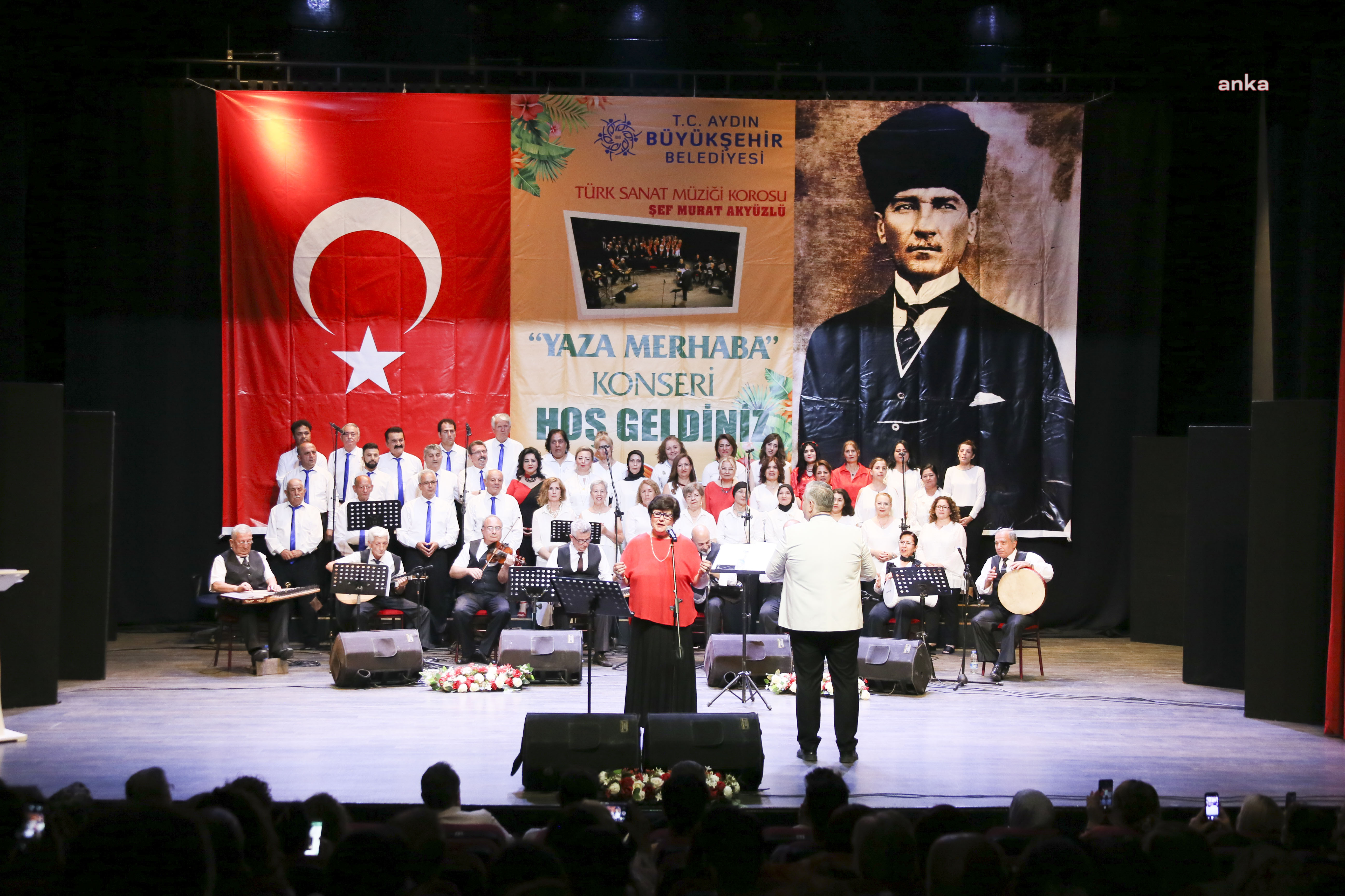 AYDIN BÜYÜKŞEHİR BELEDİYESİ TÜRK SANAT MÜZİĞİ KOROSU’NDAN “YAZA MERHABA” KONSERİ