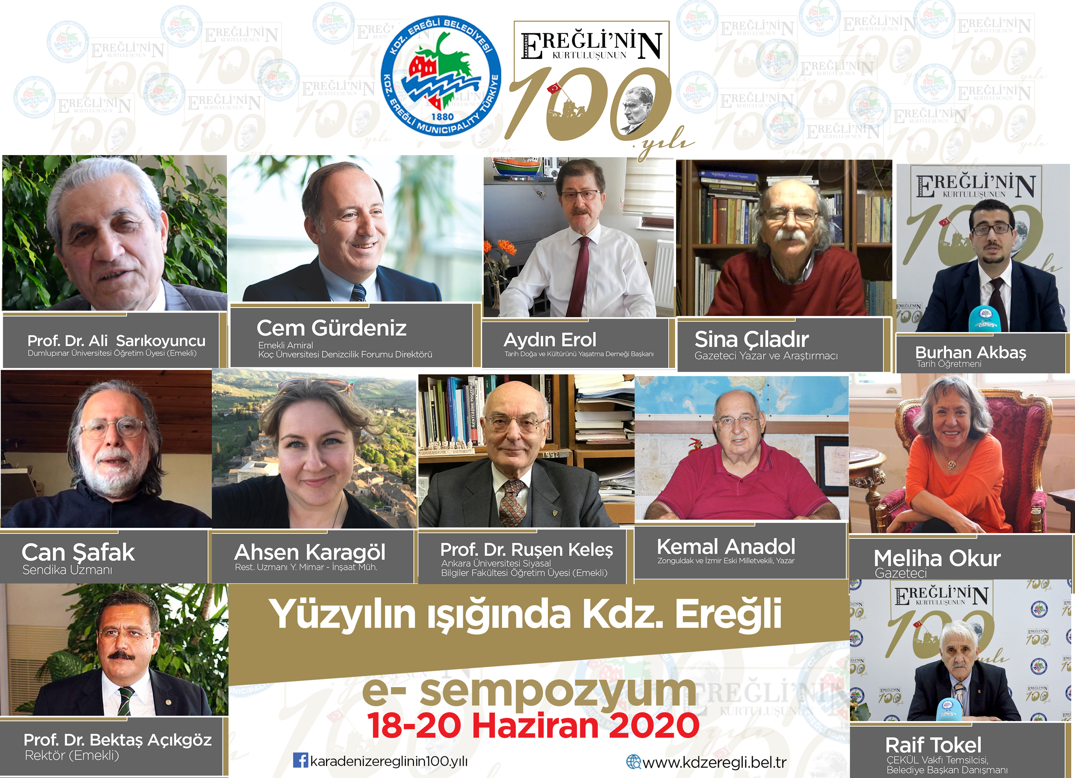 E-SEMPOZYUMLA KDZ. EREĞLİ'NİN 100 YILLIK TARİHİNE IŞIK TUTULUYOR