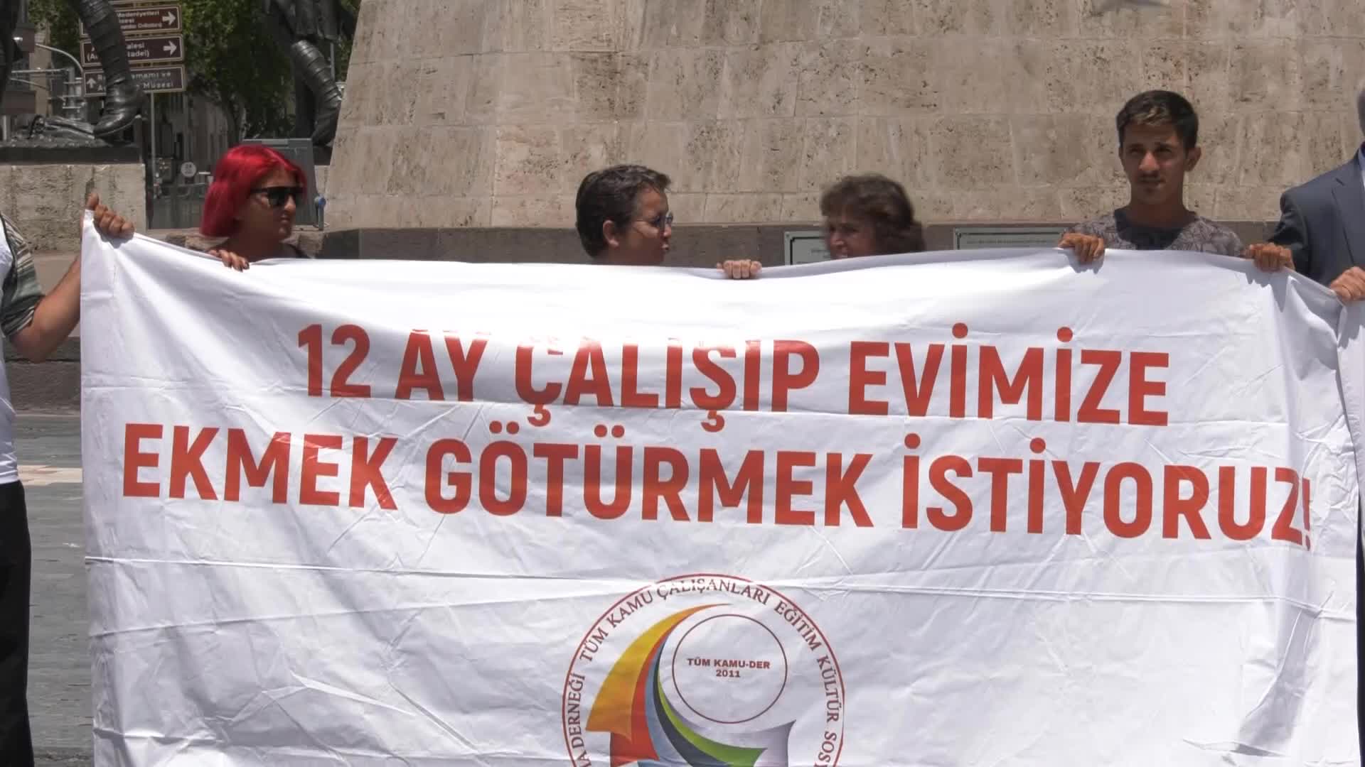 TÜM KAMU-DER GENEL BAŞKANI HALİT ÖNÜK: İŞÇİLERİN TAMAMINI KADROYA ALALIM VE KAMUDA TAŞERONLUĞU YASAKLAYALIM