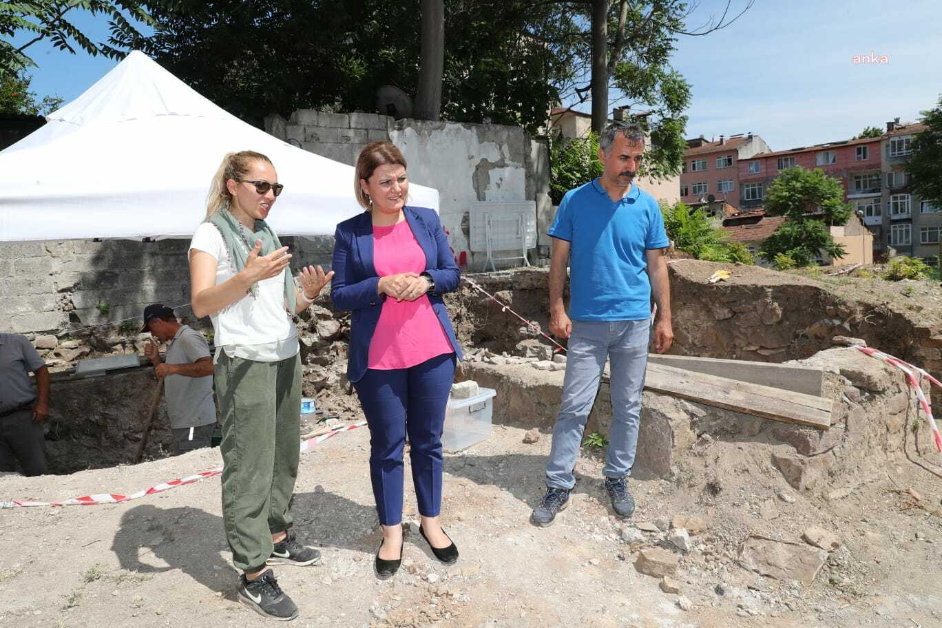 İZMİT BELEDİYE BAŞKANI HÜRRİYET, ÇUKURBAĞ KAZI ALANINI İNCELEDİ