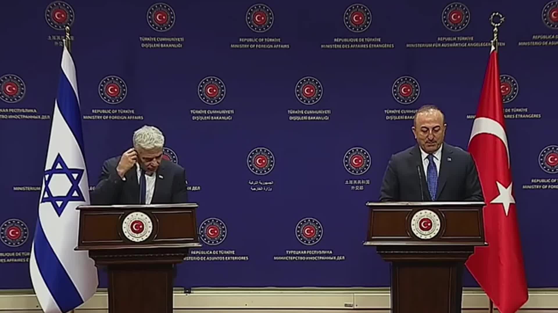 MEVLÜT ÇAVUŞOĞLU: İSRAİL İLE DİPLOMATİK TEMSİLCİLİĞİMİZİN BÜYÜKELÇİ SEVİYESİNE ÇIKARILMASI İÇİN ÇALIŞMALARI BAŞLATTIK