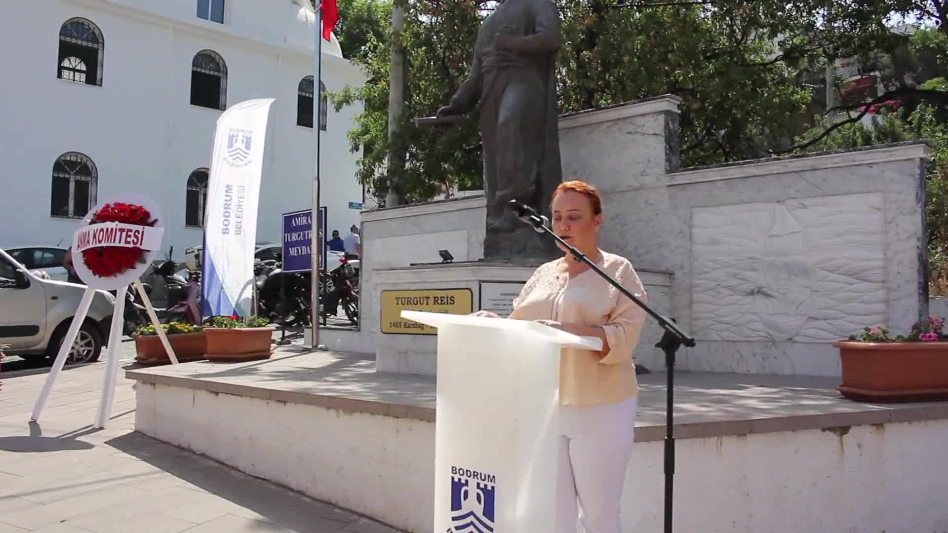 AMİRAL TURGUT REİS, BODRUM’DA TÖRENLERLE ANILDI