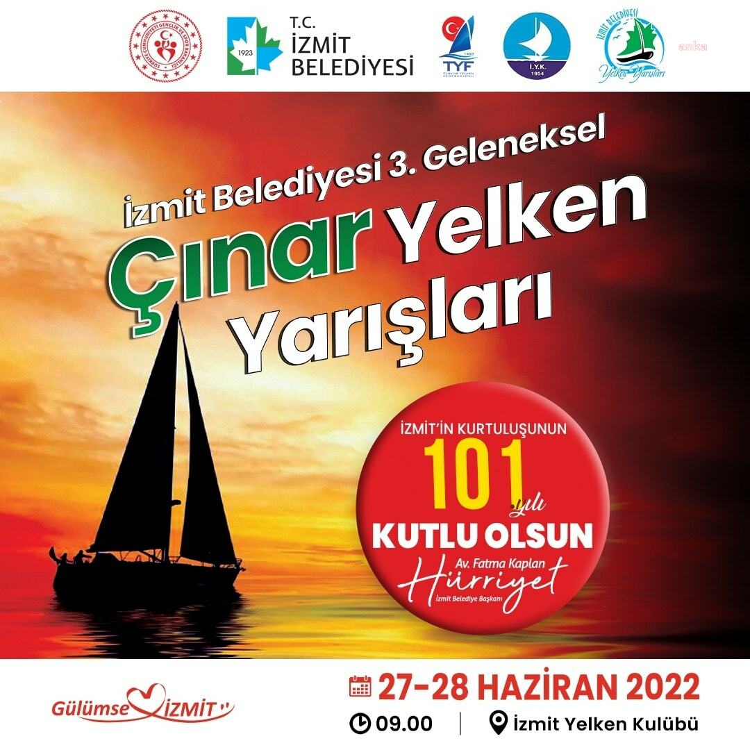 ‘GELENEKSEL ÇINAR YELKEN YARIŞLARI’ BAŞLIYOR