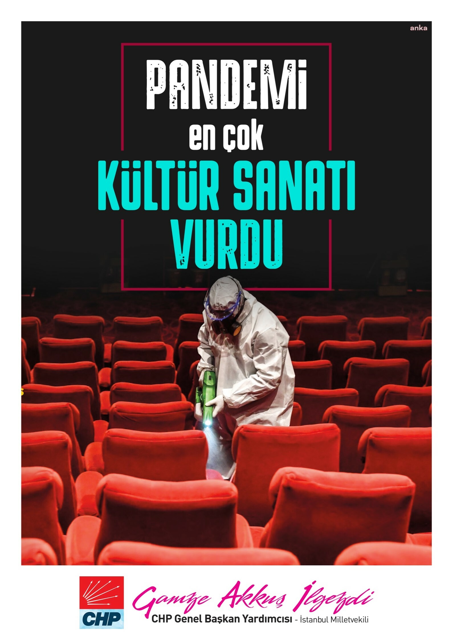 AKKUŞ İLGEZDİ, KÜLTÜR SANATTA DARBE VE PANDEMİ DÖNEMİNİ KARŞILAŞTIRDI: “KÜLTÜR -SANAT SEKTÖRÜ PANDEMİ BAHANELERİYLE ADETA KURBAN EDİLMİŞTİR”