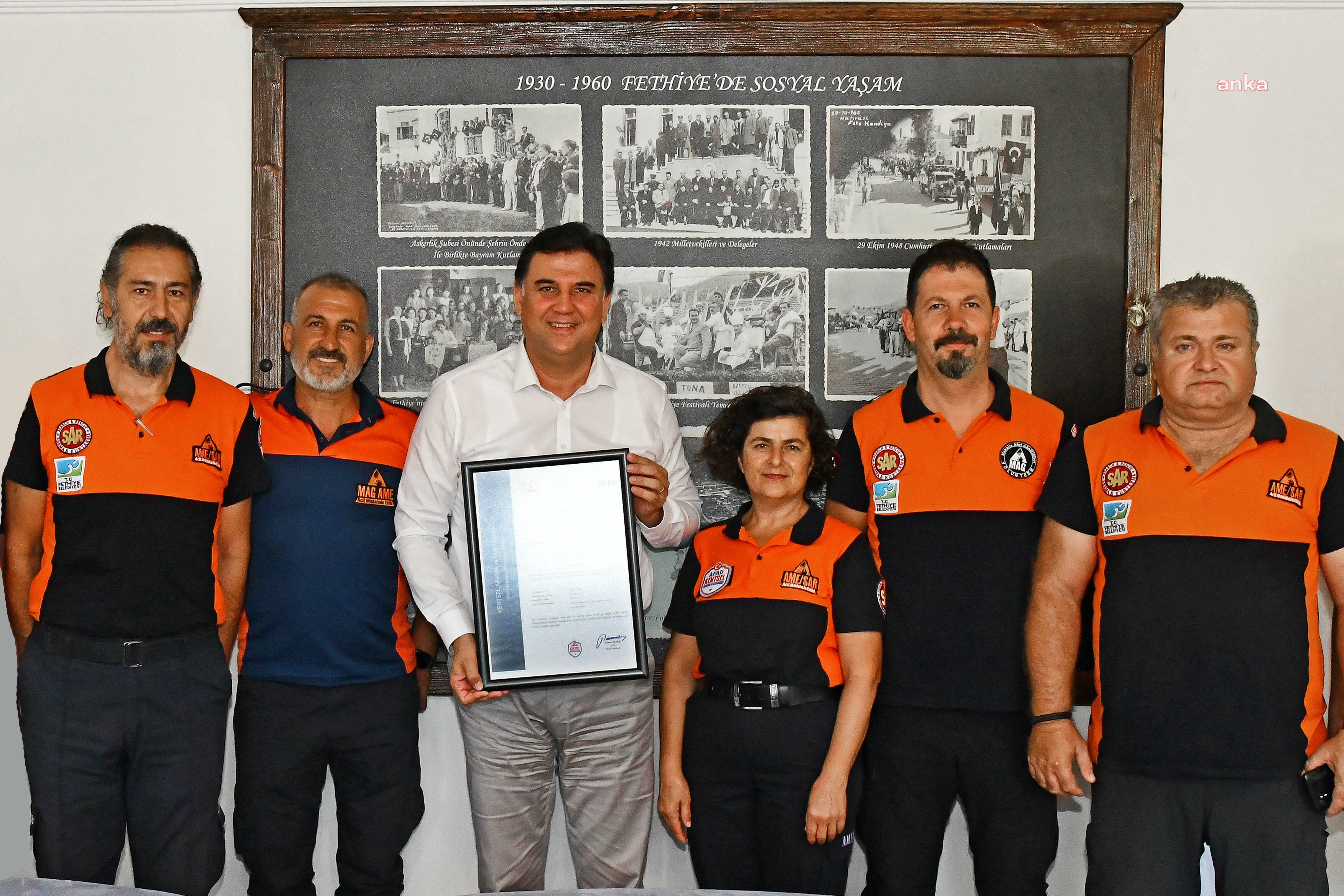 FETHİYE MAHALLE AFET GÖNÜLLÜLERİ EKİBİ, ALİM KARACA’YI ZİYARET ETTİ