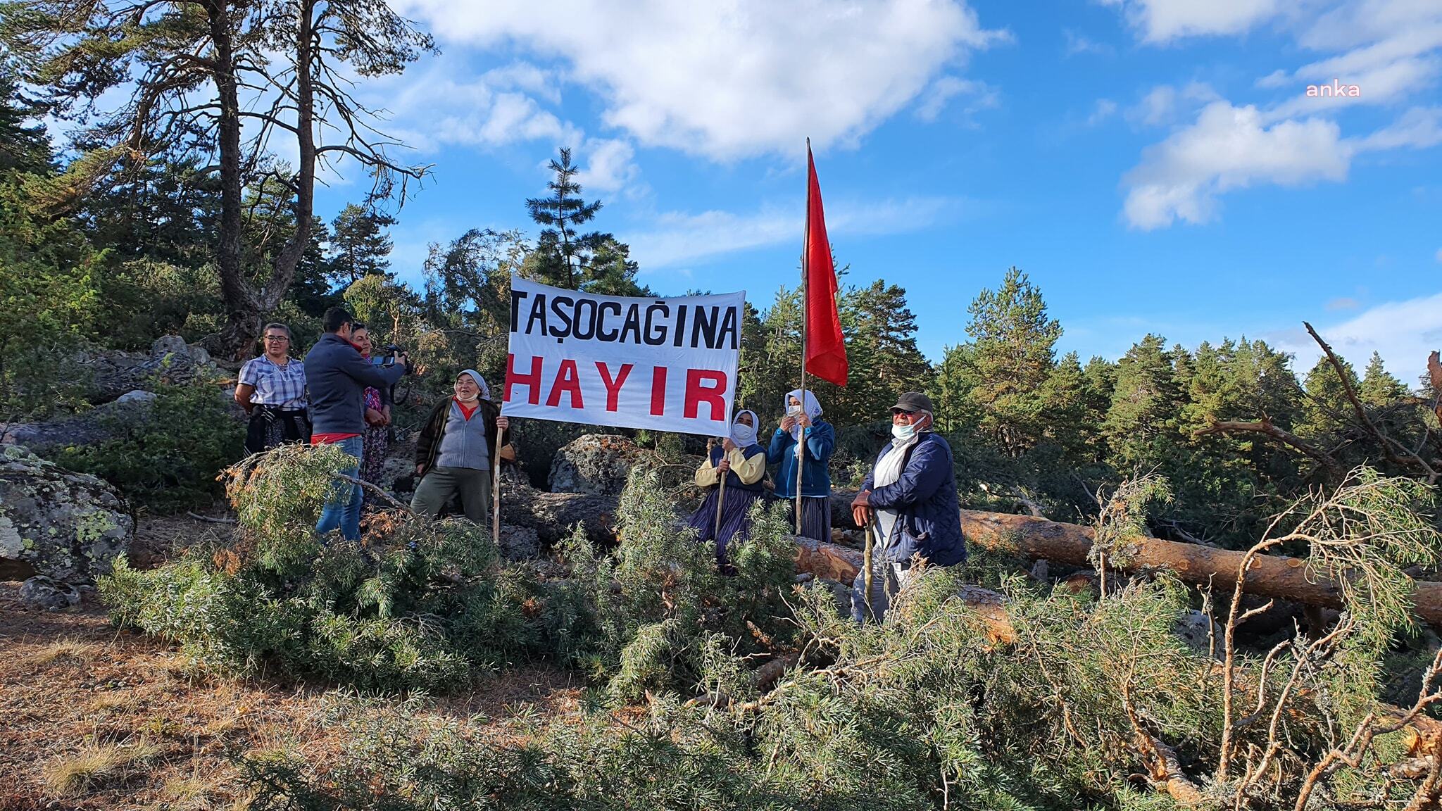 TAŞ OCAĞI DİRENİŞİNİ YAYLACILAR KAZANDI