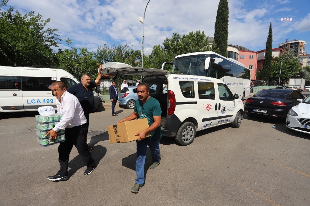 KARTAL BELEDİYESİ, ZOR GÜNLERİNDE İLÇE HALKININ YANINDA