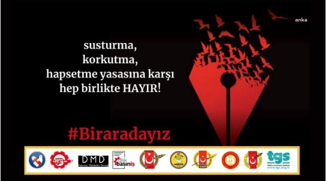 BASIN MESLEK ÖRGÜTLERİ: “SİL BAŞTAN YEPYENİ BİR YASA ÇALIŞMASINA HER TÜRLÜ KATKIYI VERMEYE ‘VARIZ, HEP BİRLİKTE BURADAYIZ’ DİYORUZ”