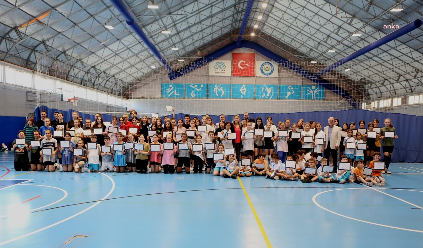 NİLÜFER BELEDİYESİ YAZ SPOR OKULLARI’NDA İLK DÖNEM SONA ERDİ