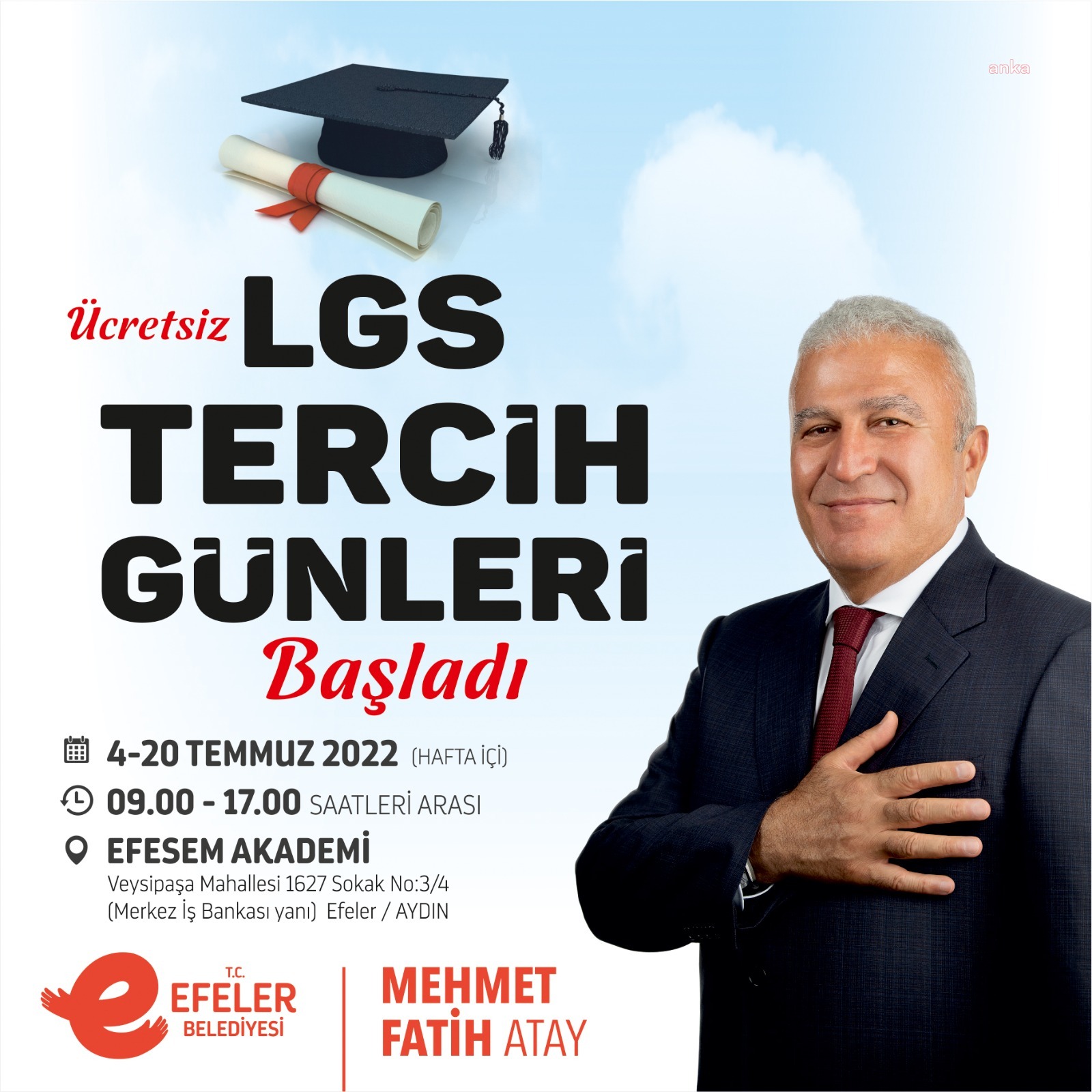 EFESEM’DE TERCİH GÜNLERİ BAŞLIYOR