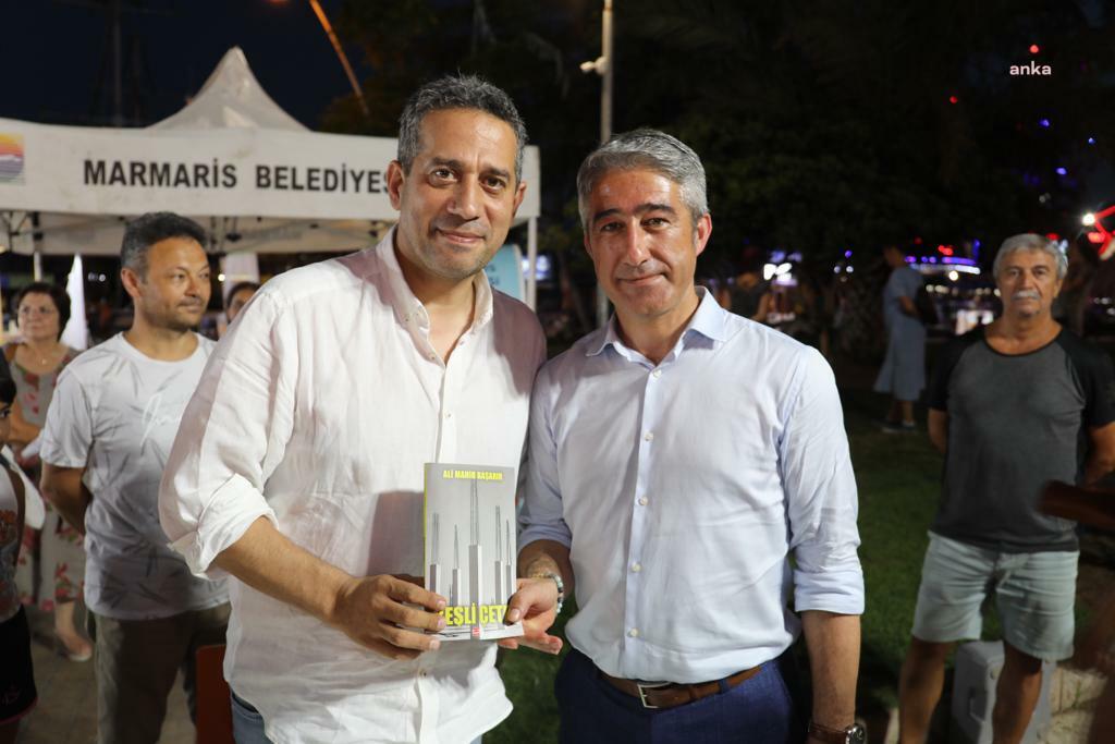 ALİ MAHİR BAŞARIR, MARMARİS’TE KİTAP İMZALADI
