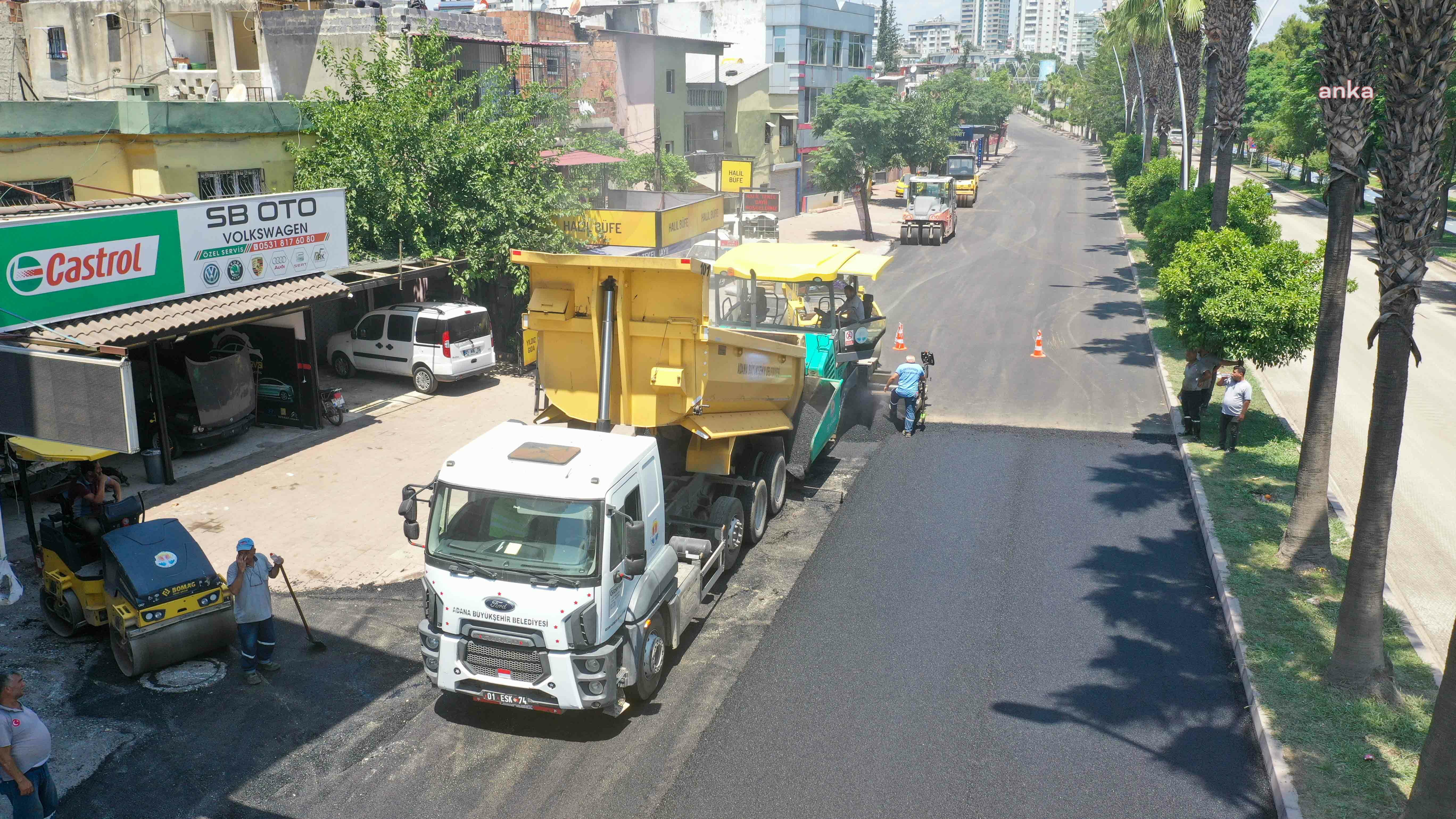 ADANA BÜYÜKŞEHİR, ASFALTLAMA ÇALIŞMALARINA HIZ KATTI