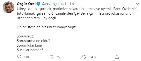 CHP’Lİ ÖZEL VE SERTEL: ÇAV BELLA’NIN SORUMLULARI NEREDE?