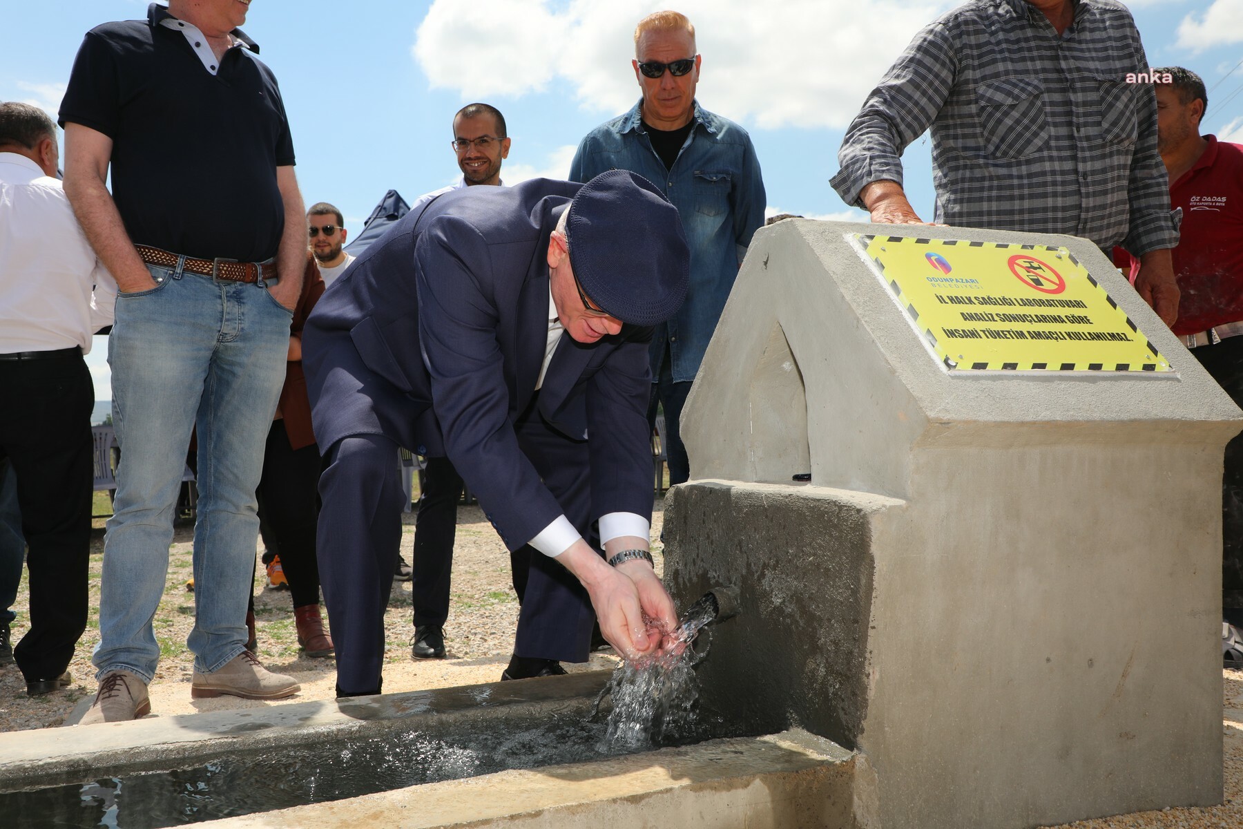ODUNPAZARI BELEDİYESİ'NDEN KARACAHÖYÜK MAHALLESİNE GES’Lİ ÇEŞME
