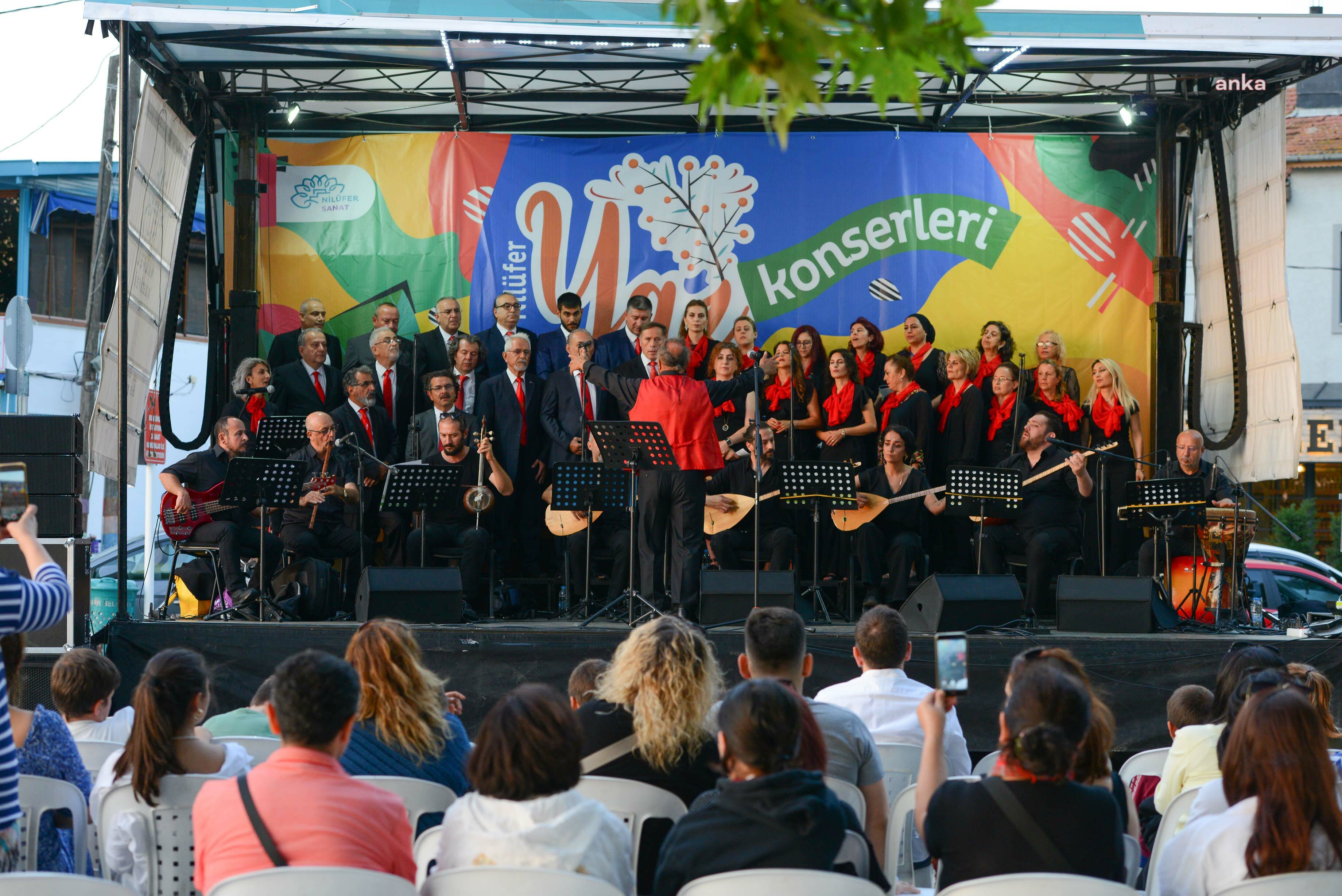 NİLÜFER'DE YAZ AKŞAMLARI, MAHALLE KONSERLERİYLE RENKLENİYOR