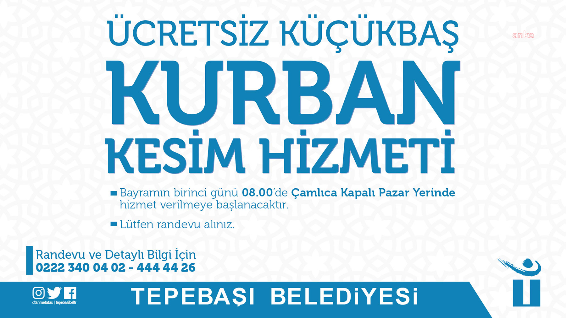 TEPEBAŞI’NDA KURBAN BAYRAMI HAZIRLIKLARI TAMAM