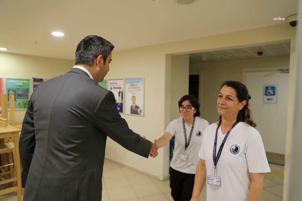 KARTAL BELEDİYE BAŞKANI YÜKSEL, BELEDİYE PERSONELİYLE BAYRAMLAŞTI