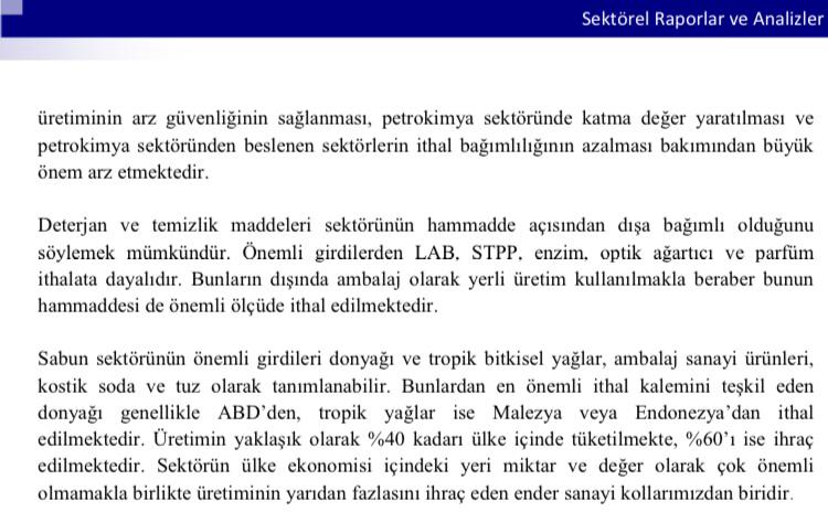 TÜRKİYE TEMİZLİKTE DIŞA BAĞIMLI