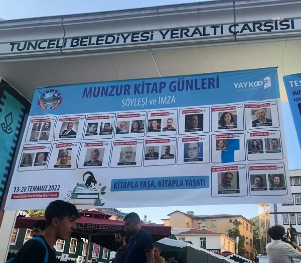 MUNZUR KİTAP GÜNLERİNDE 3 KİTAP TOPLATILDI