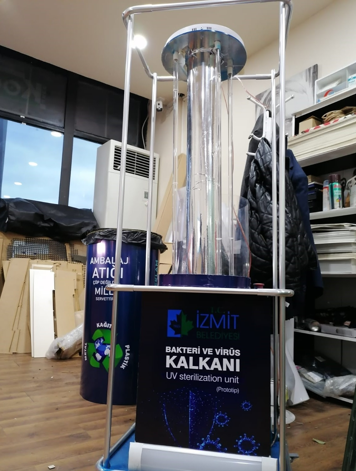 İZMİT BELEDİYESİ, UV DEZENFEKSİYON ROBOTU ÜRETTİ