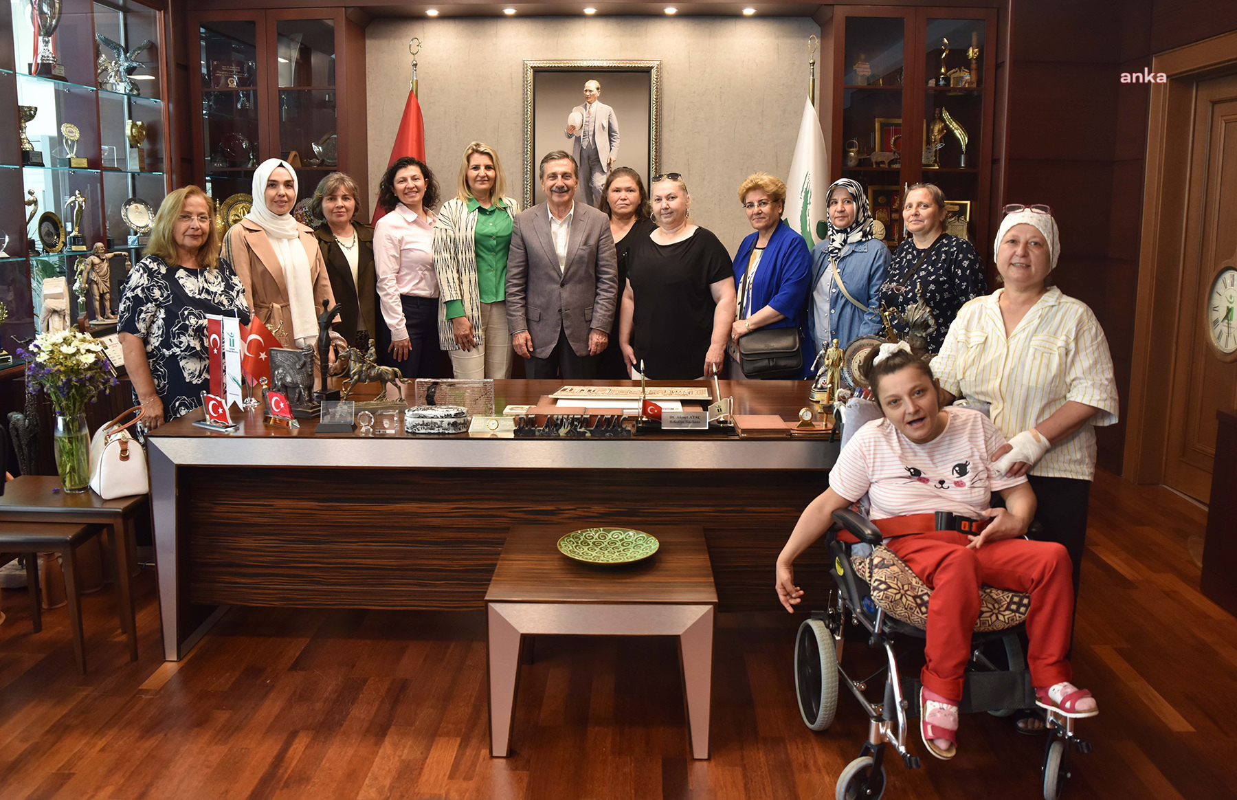 BATIKENTLİLERDEN TEPEBAŞI BELEDİYE BAŞKANI ATAÇ’A ZİYARET