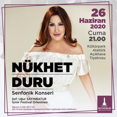 NÜKHET DURU, İZMİR'DE KONSER VERECEK