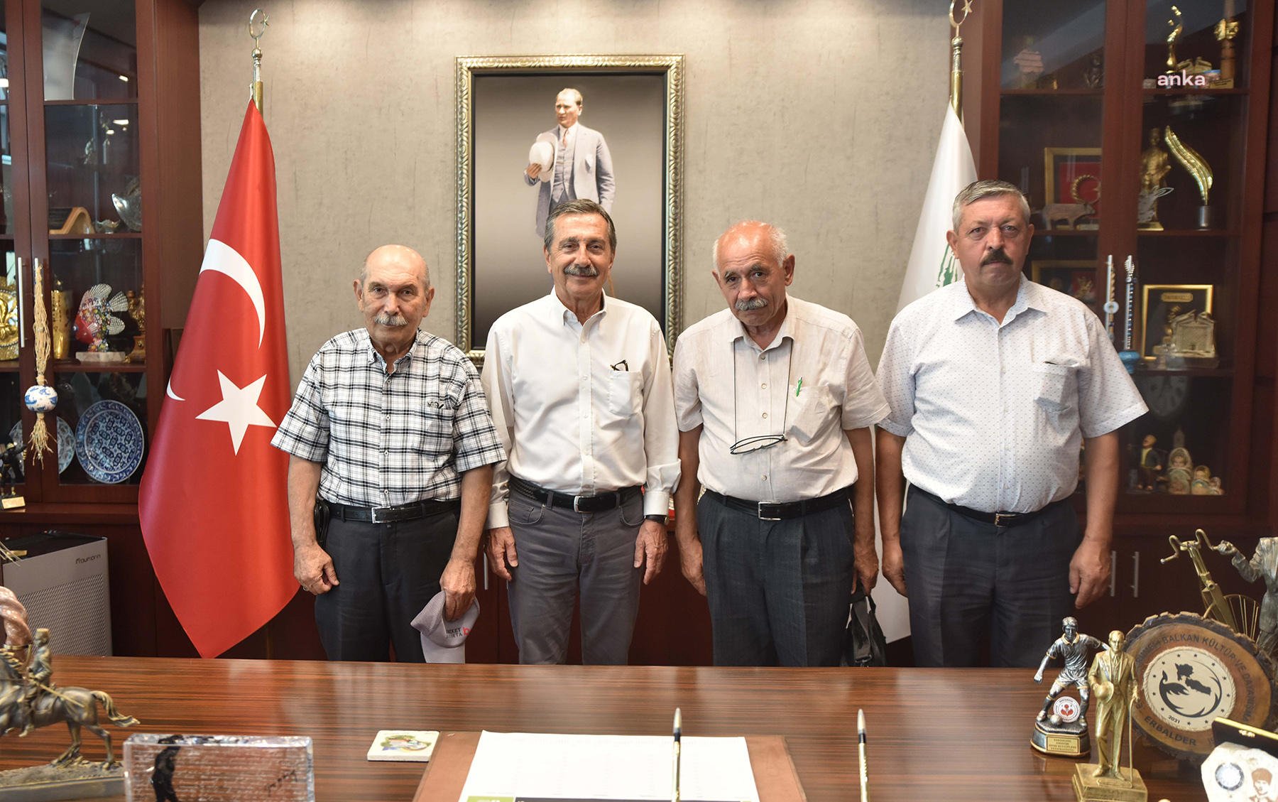 PİR AHMET EFENDİ DERNEĞİ'NDEN BAŞKAN ATAÇ’A ZİYARET