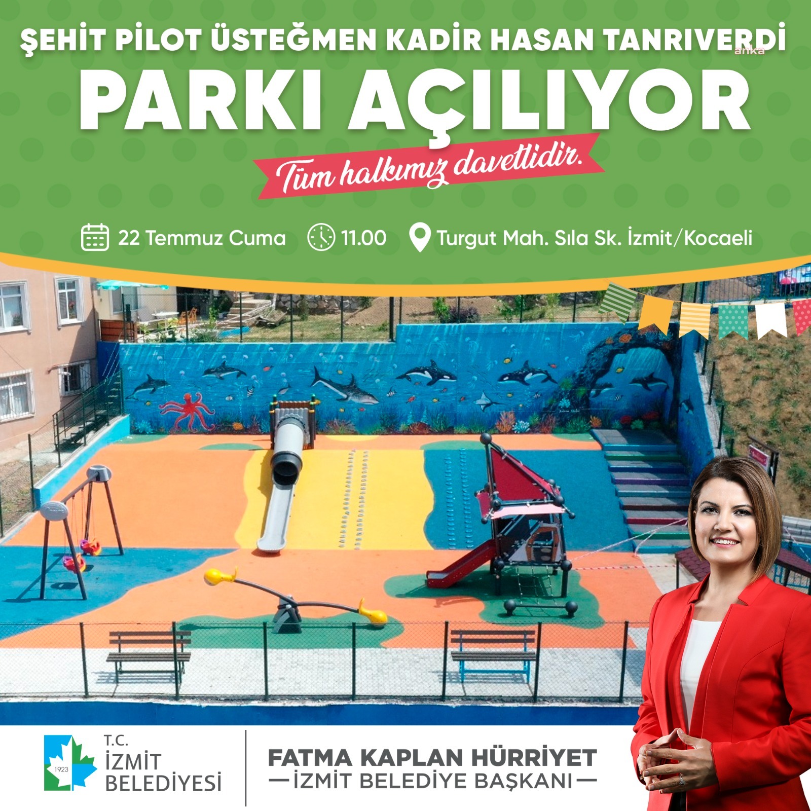 İZMİT BELEDİYESİ’NİN SILA SOKAK’TAKİ PARKI HİZMETE AÇILIYOR