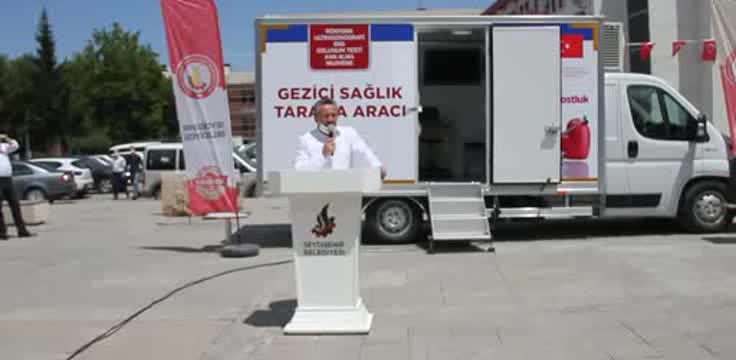 JAPONYA'DAN SEYDİŞEHİR'E SAĞLIK TARAMA ARACI