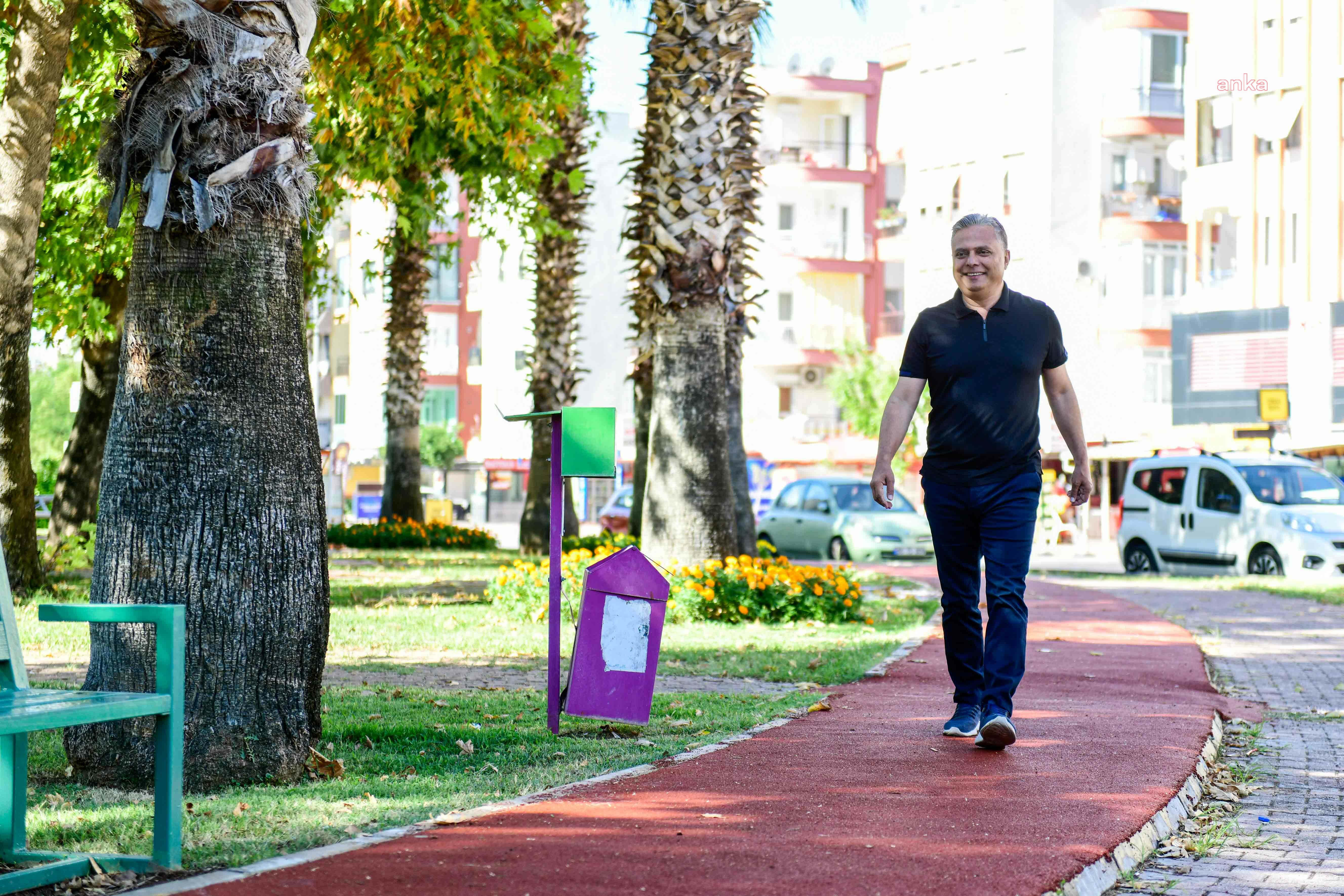 MURATPAŞA'DA BEŞ KİLOMETRELİK KONFORLU YÜRÜYÜŞ YOLU