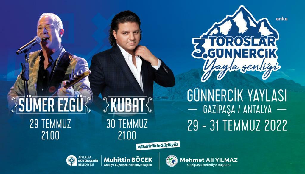 ANTALYA’DA GÜNNERCİK YAYLA ŞENLİĞİ İÇİN HAZIRLIKLAR SÜRÜYOR
