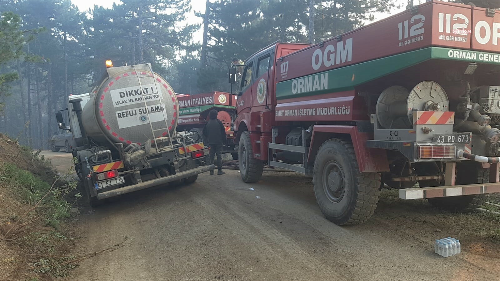 EMET YANGININA ESKİŞEHİR’DEN DESTEK EKİP