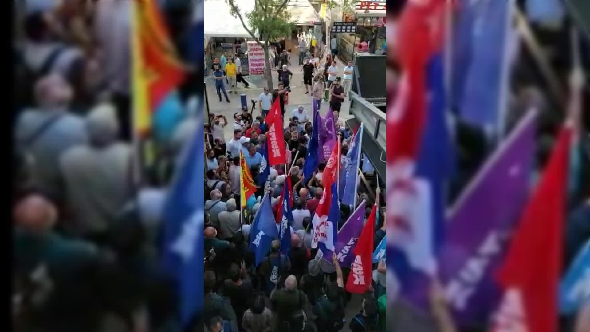 KESK’İN ANKARA’DAKİ “ADALET NÖBETİ” AÇIKLAMASINA POLİS İZİN VERMEDİ