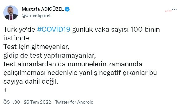 MUSTAFA ADIGÜZEL: “YIL SONUNA KADAR HERKES KORONA OLACAK”