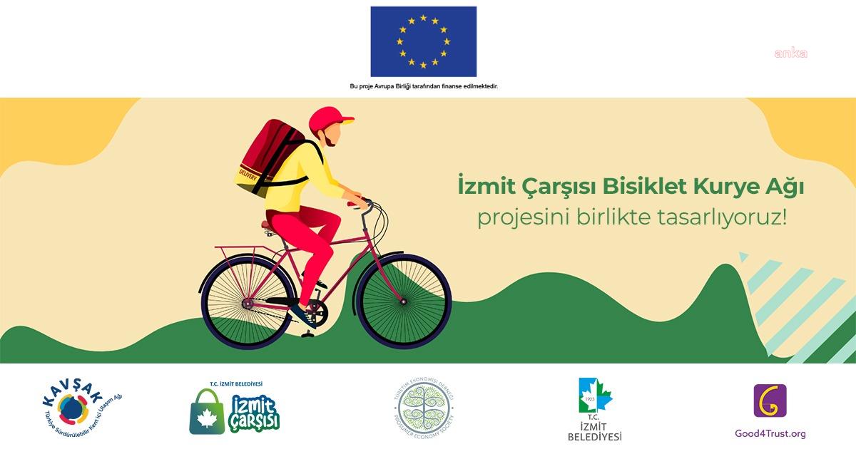 İZMİT’TE ‘BİSİKLET KURYE AĞI PROJESİ’ BAŞLIYOR