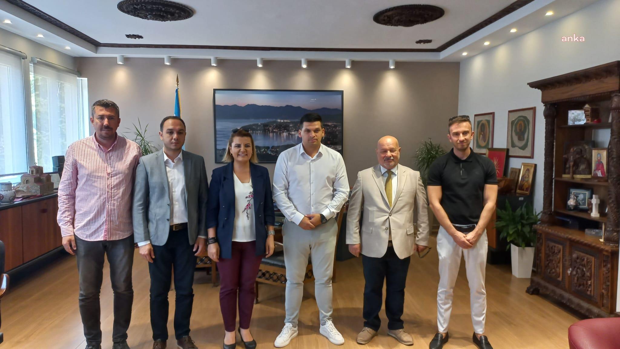İZMİT BELEDİYE BAŞKANI HÜRRİYET, OHRİ BELEDİYE BAŞKANI PECAKOV'U ZİYARET ETTİ