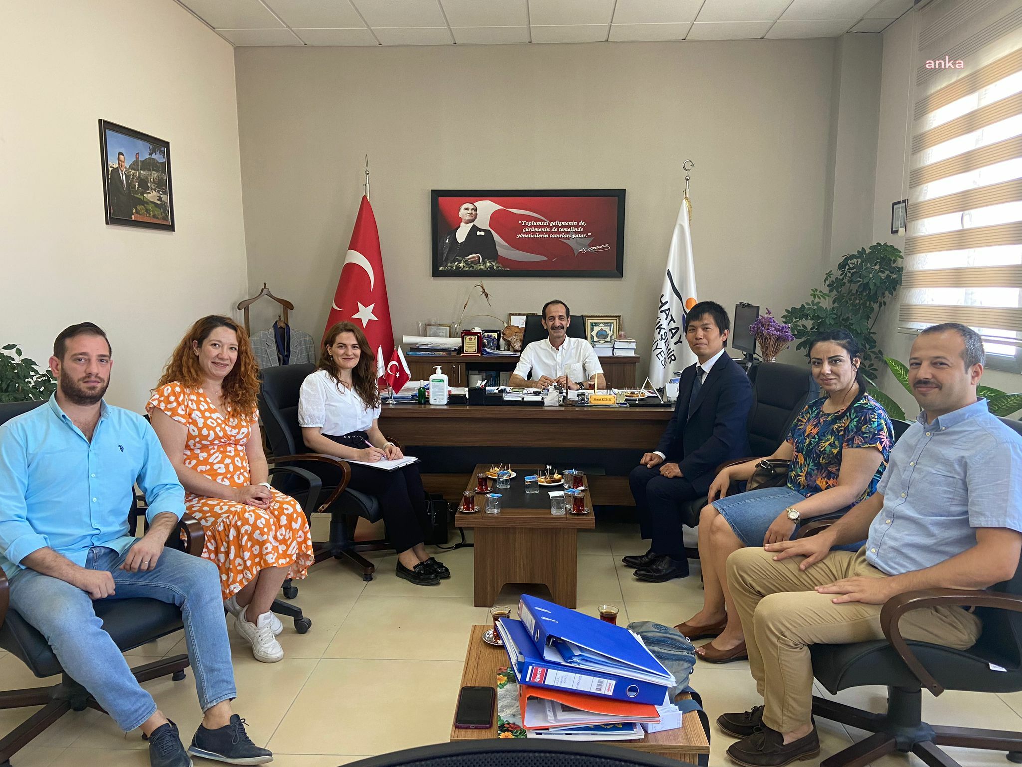 JAPONYA BÜYÜKELÇİLİĞİ TEMSİLCİLERİNDEN HATAY BÜYÜKŞEHİR'E ZİYARET