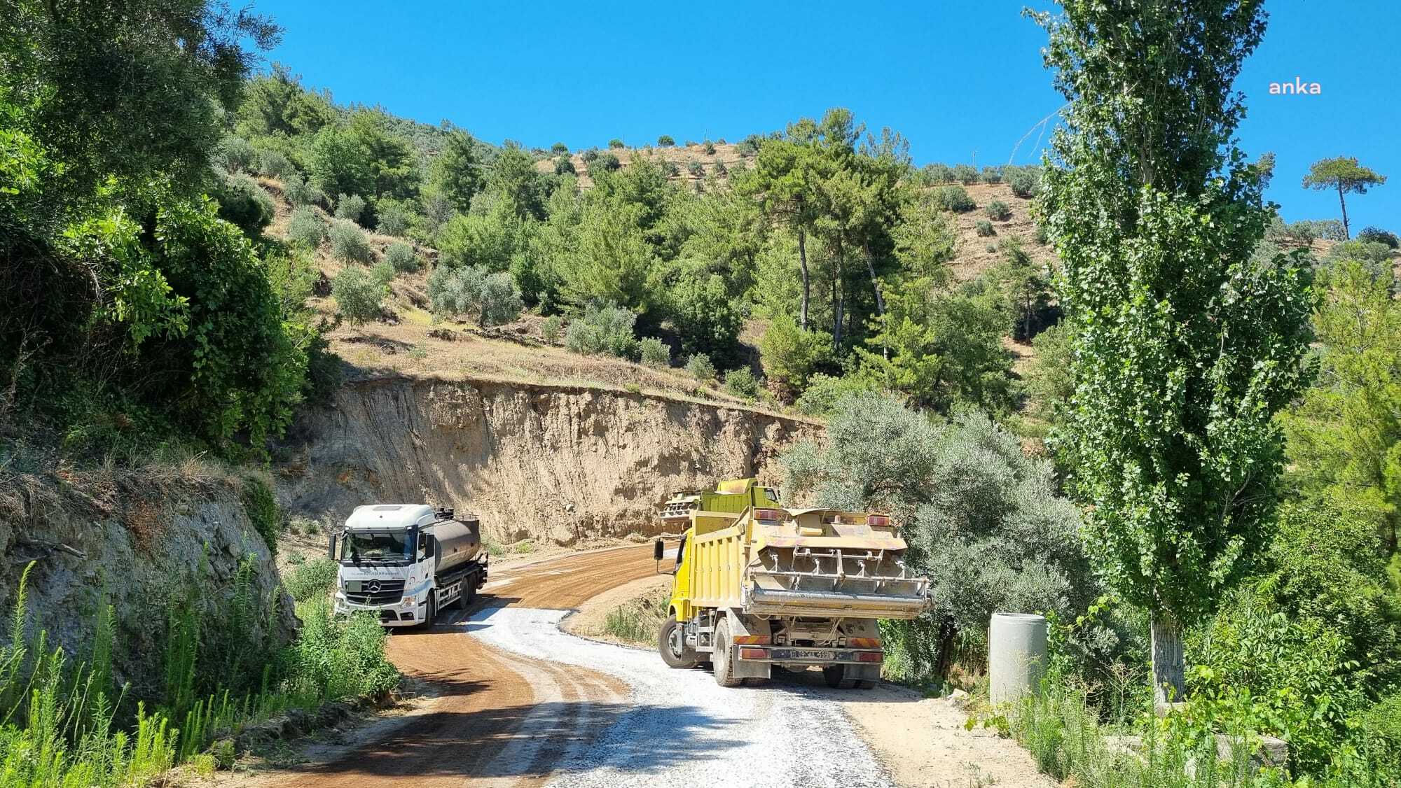 AYDIN BÜYÜKŞEHİR’İN BOZDOĞAN ALHİSAR’DAKİ YOL ÇALIŞMALARI SÜRÜYOR