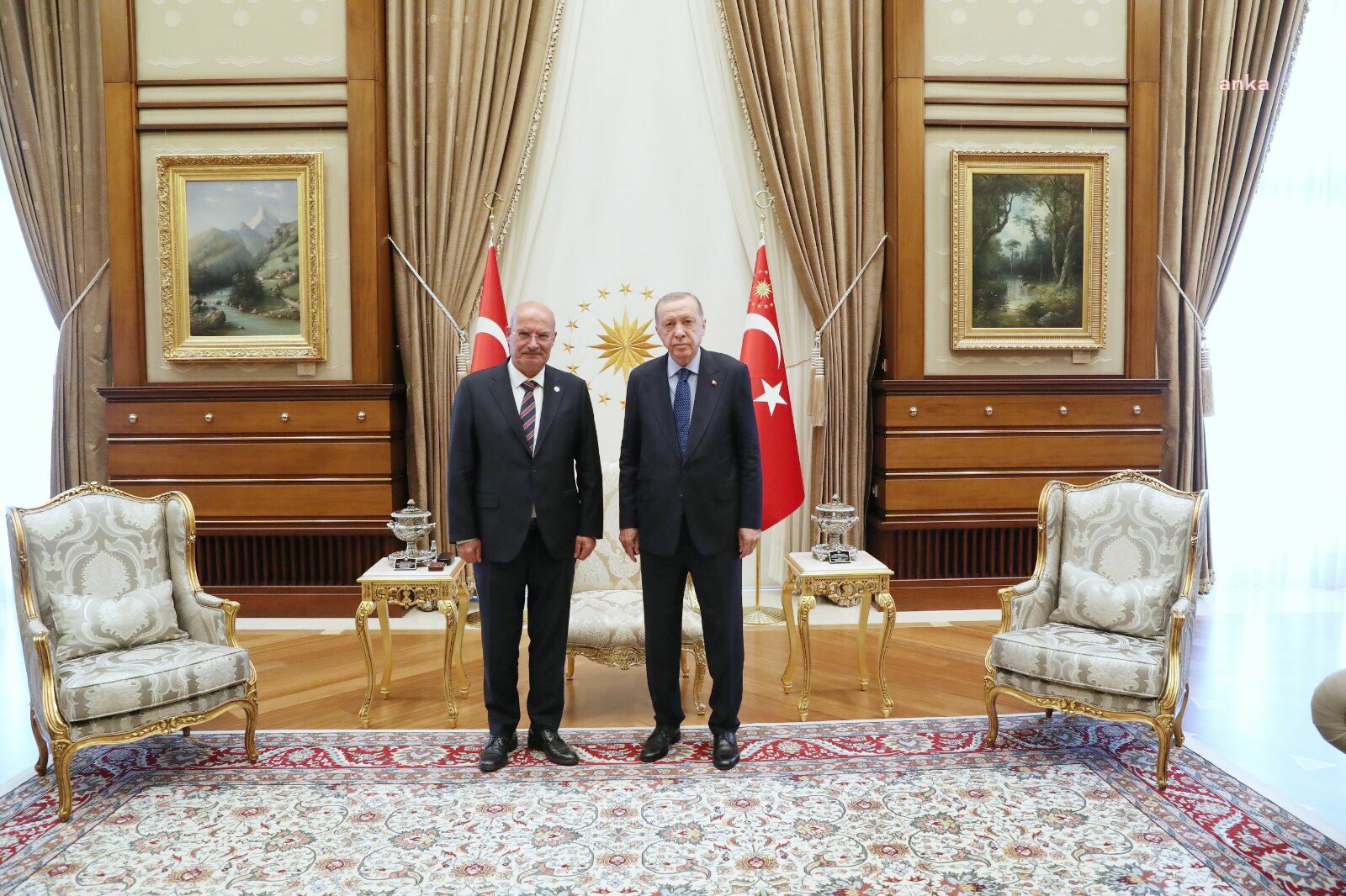 CUMHURBAŞKANI ERDOĞAN, ATO BAŞKANI GÜRSEL BARAN'I KABUL ETTİ