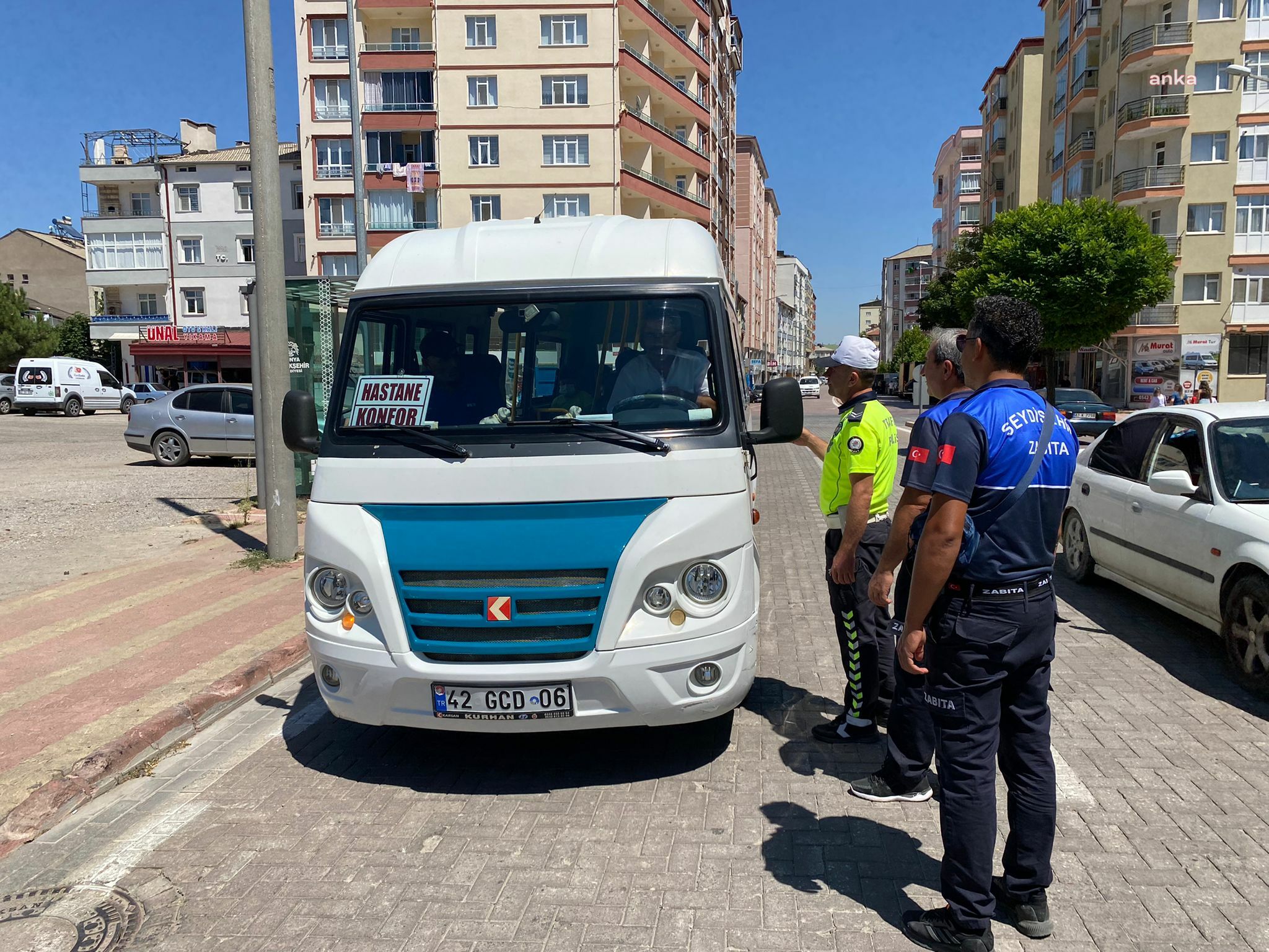 SEYDİŞEHİR’DE ŞEHİR İÇİ DOLMUŞLAR DENETLENDİ