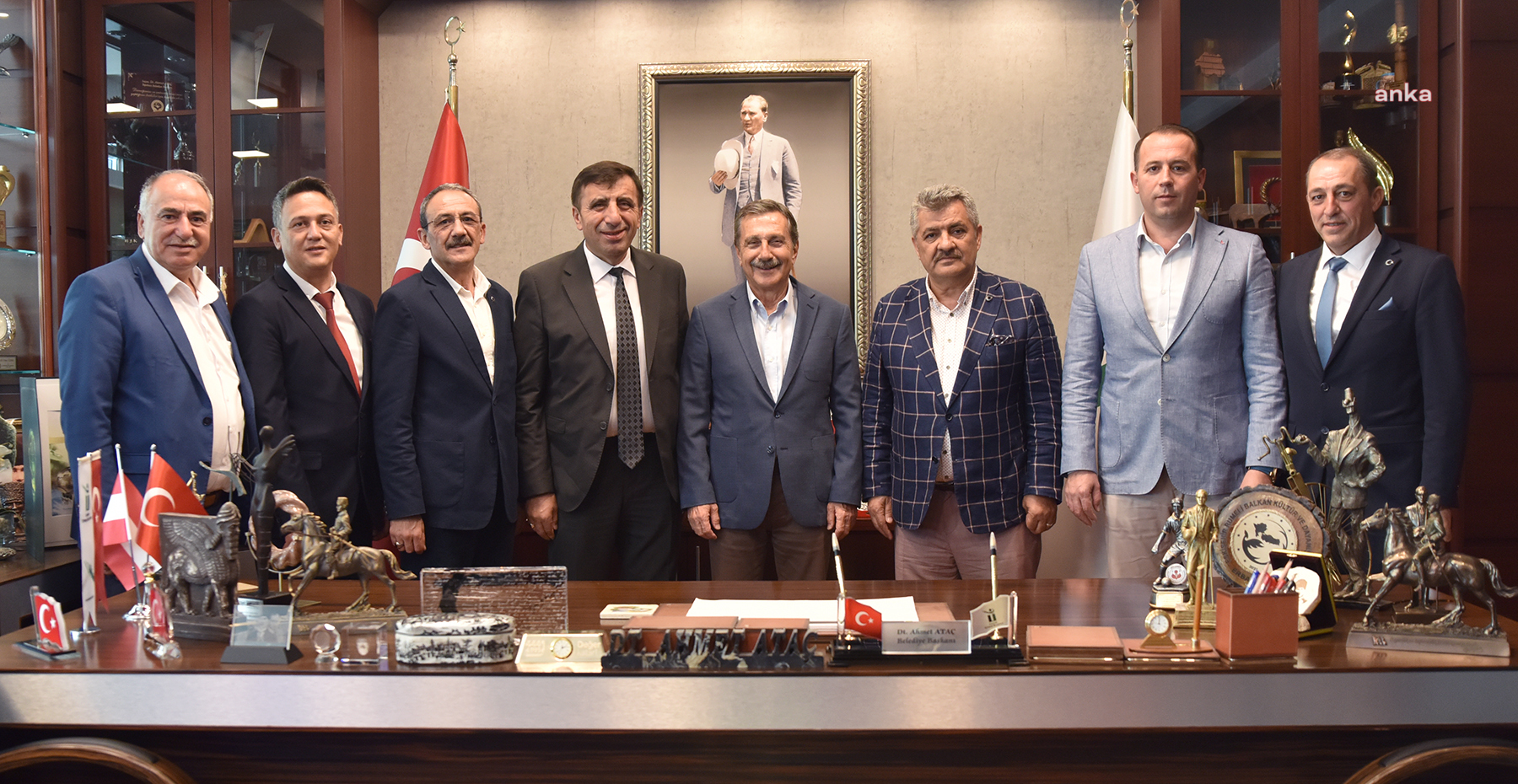 ESNAF ODALARI BİRLİĞİ BAŞKANI BİRSEN’DEN TEPEBAŞI BELEDİYE BAŞKANI ATAÇ’A ZİYARET