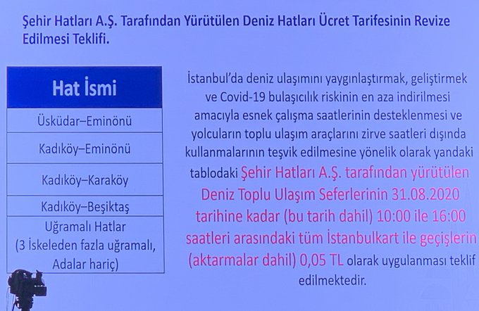 İSTANBUL'DA ŞEHİR HATLARI VAPURLARI 5 KURUŞ