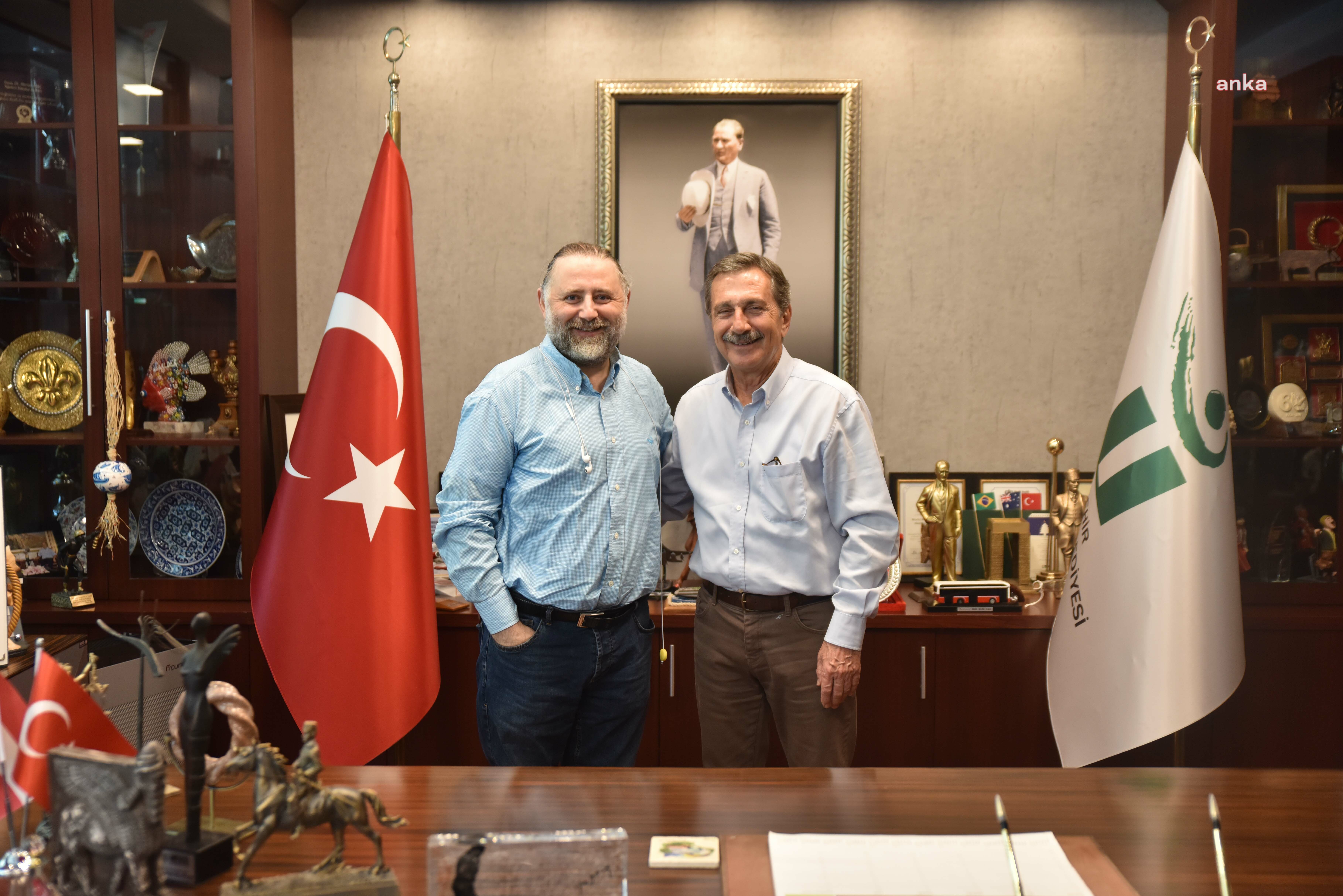 GAZETECİ GÜNTÖRE’DEN BAŞKAN ATAÇ’A ZİYARET