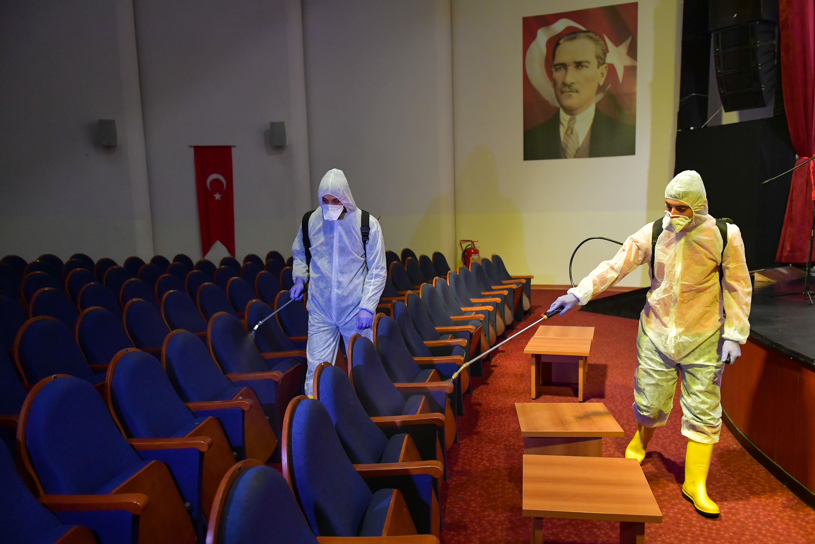 ANKARA’DA HAMAMCILAR VE OTELCİLERE “KORONAVİRÜS”  UYARISI