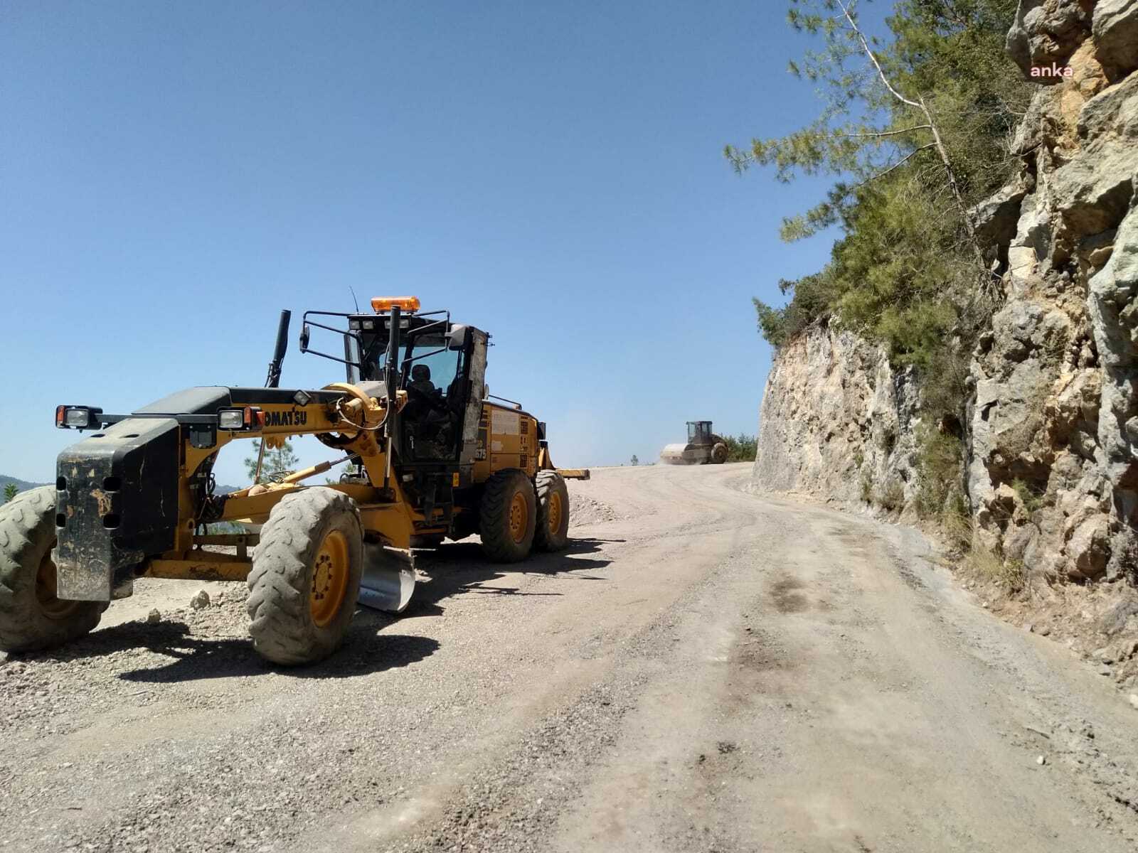 ALANYA BAYIRKOZAĞACI YOLU ASFALTA HAZIRLANIYOR