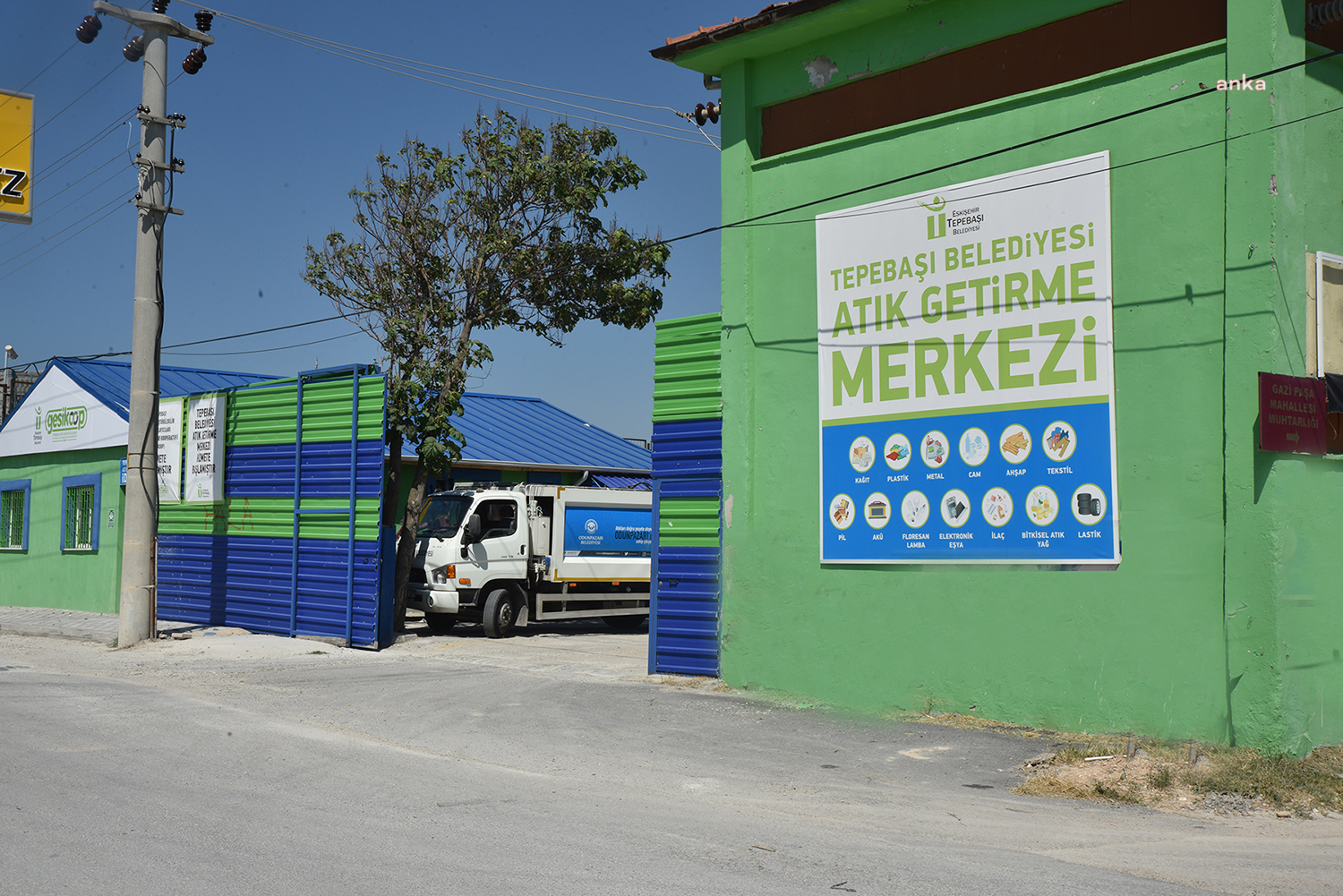 TEPEBAŞI’NDA ALTI AYDA 3 BİN 528 TON ATIK TOPLANDI