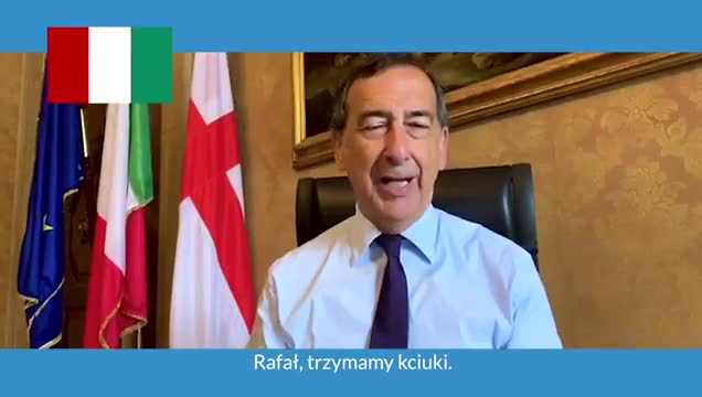 İMAMOĞLU'DAN POLONYA'DAKİ LİBERAL ADAYA DESTEK